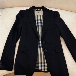 Burberry Women's Black Suit Jacket